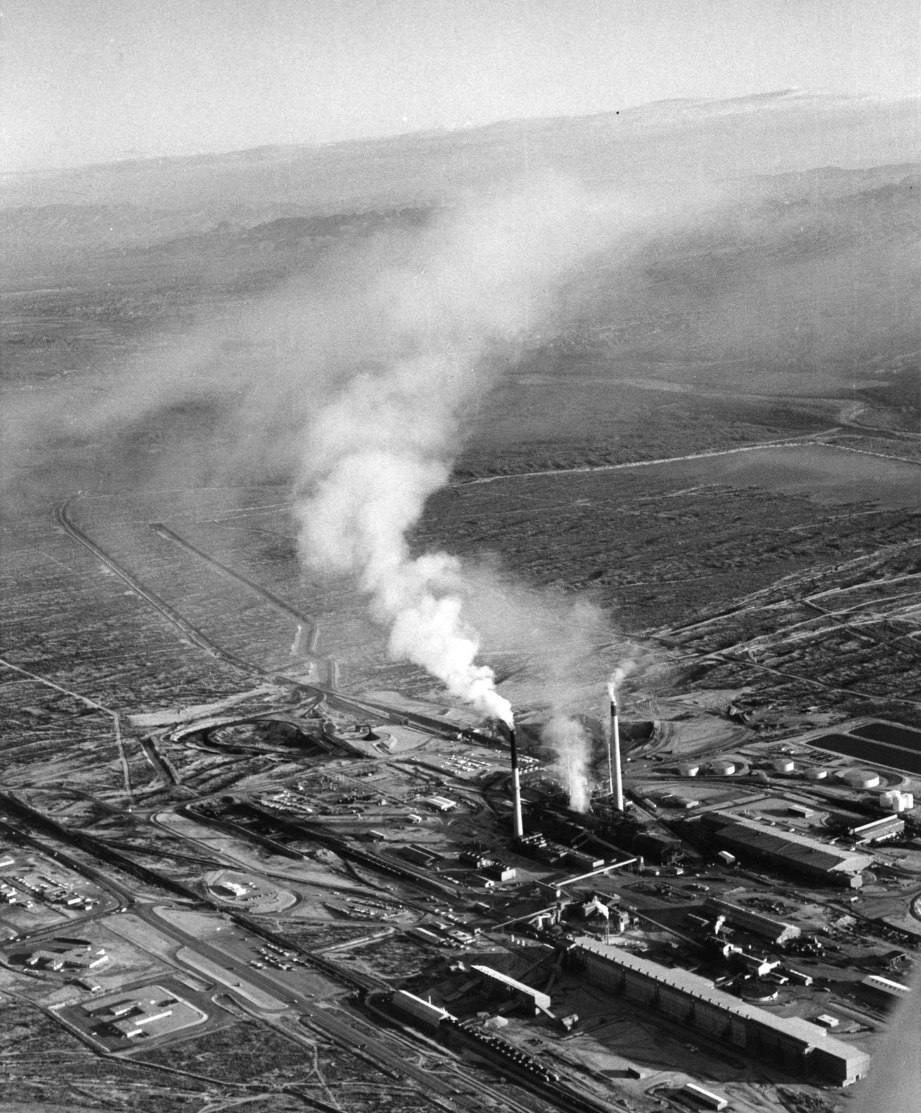 San Manuel copper mine, refinery, smelter